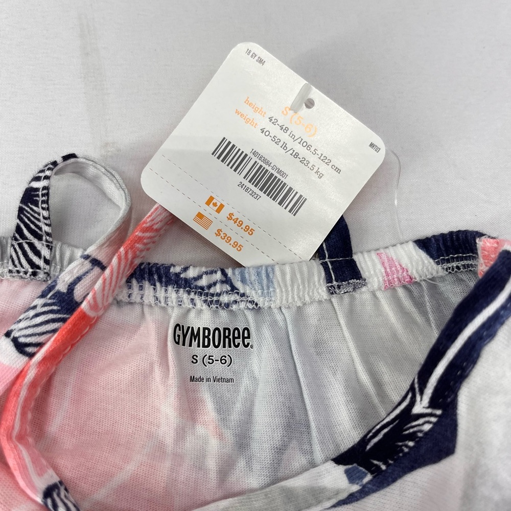Gymboree‎ Floral Maxi Dress in Orange and Blue - Picture 4 of 6